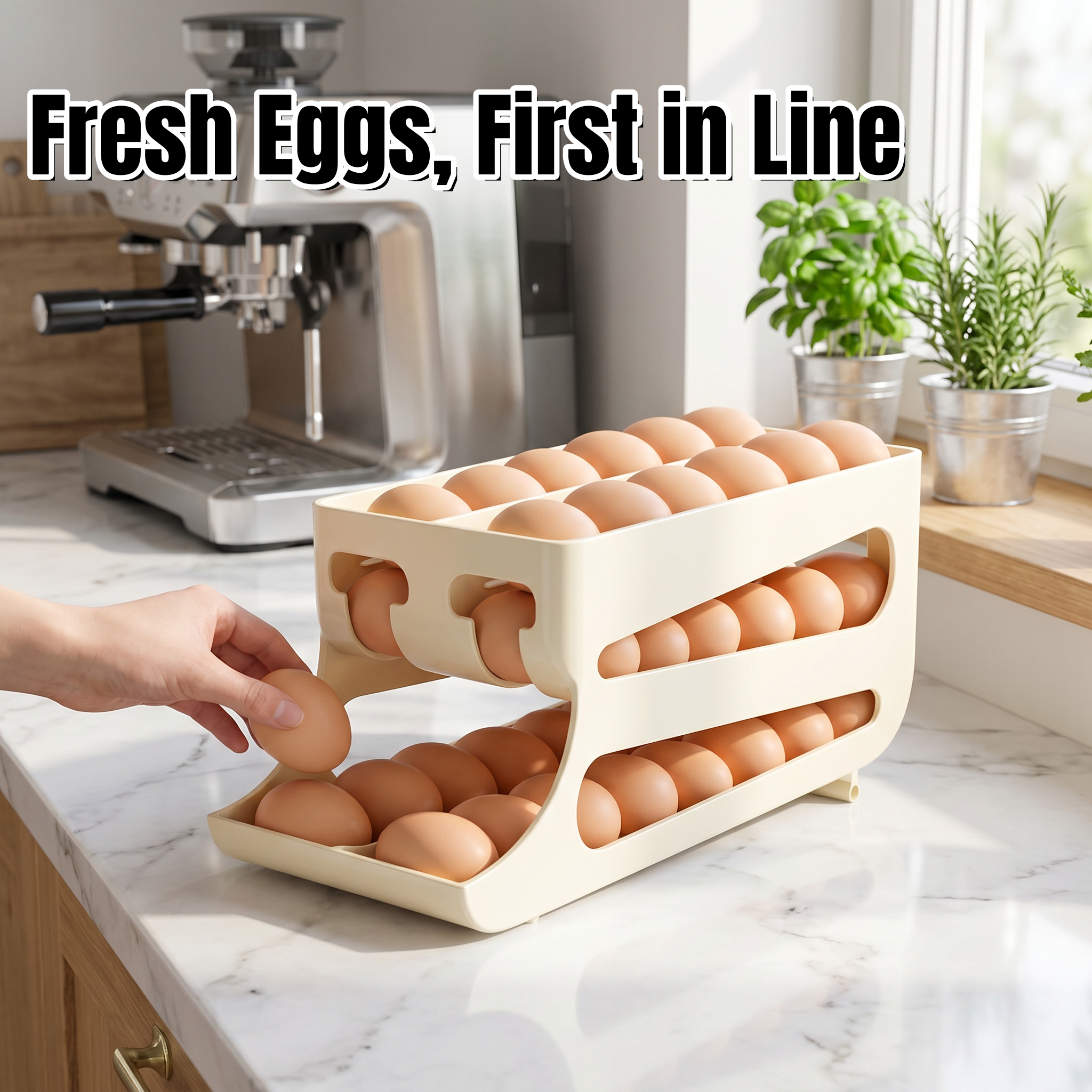 3 Tier Yellow Egg Organizer Ho - Food Storage Yellow avis et prix