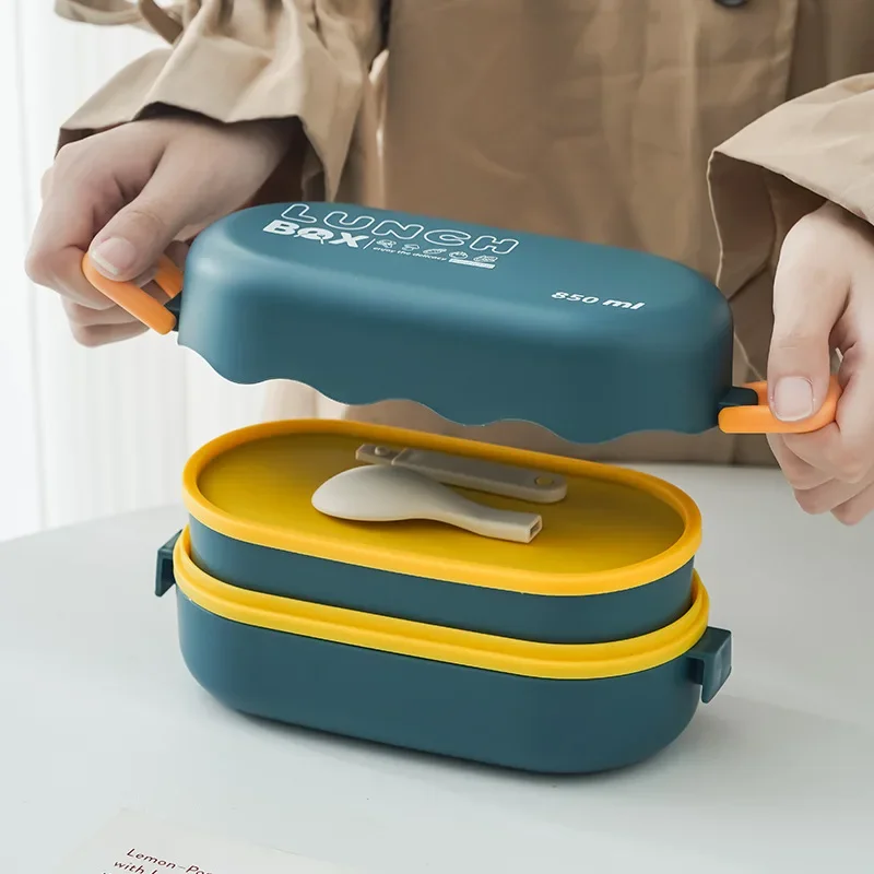 850ML Lunch Box Double-layer P - Food Storage Vault avis et prix