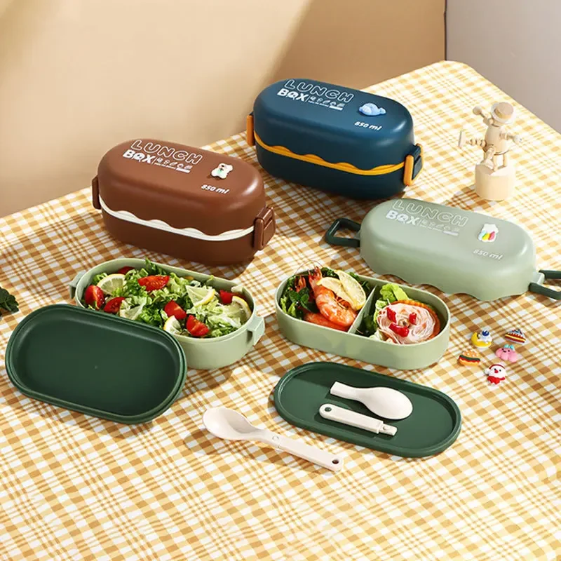 850ML Lunch Box Double-layer P - Food Storage Vault avis et prix