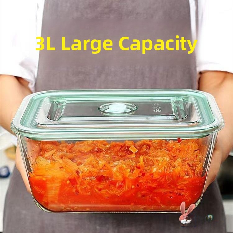Large Capaci Glass Container S - Food Storage Box Large avis et prix
