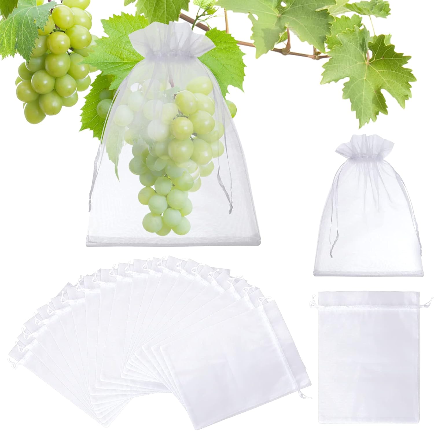 50 Pcs 8x12 Fruit Protection B - Produce Bag Reusable Mesh avis et prix