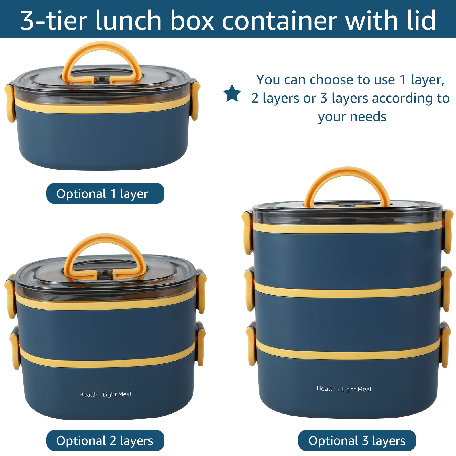 Portable adult lunch box 2000M - Food Storage To Keep Warm avis et prix