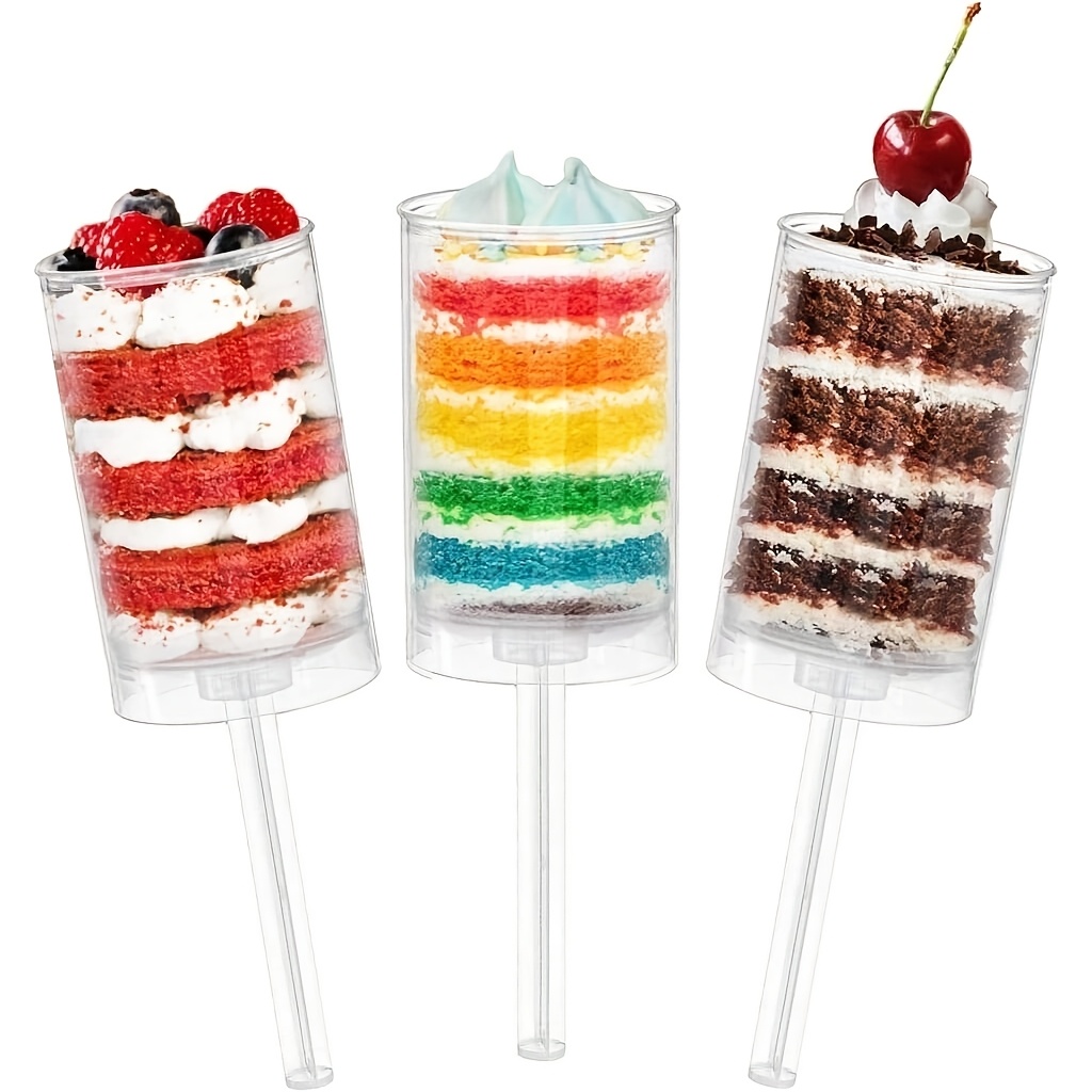 Cake Push Pop Containers with  - Portion Control Container avis et prix