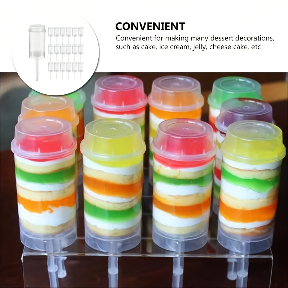 Cake Push Pop Containers with  - Portion Control Container avis et prix
