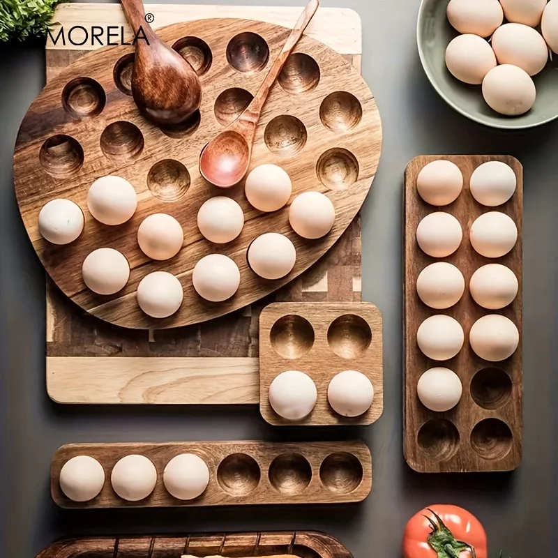 KEMORELA 1PCS Modern Wooden Eg - Food Storage Vault avis et prix