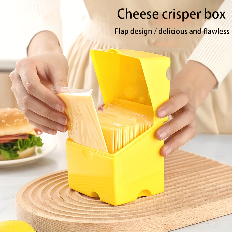 1pc ABS Cheese Storage Box wit - Food Storage Yellow avis et prix
