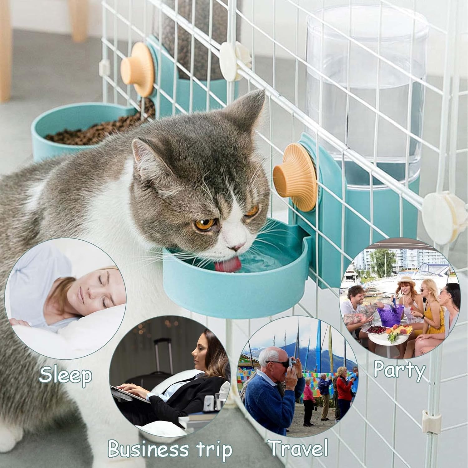 new tepy Hanging Automatic Pet - Portion Control Container avis et prix