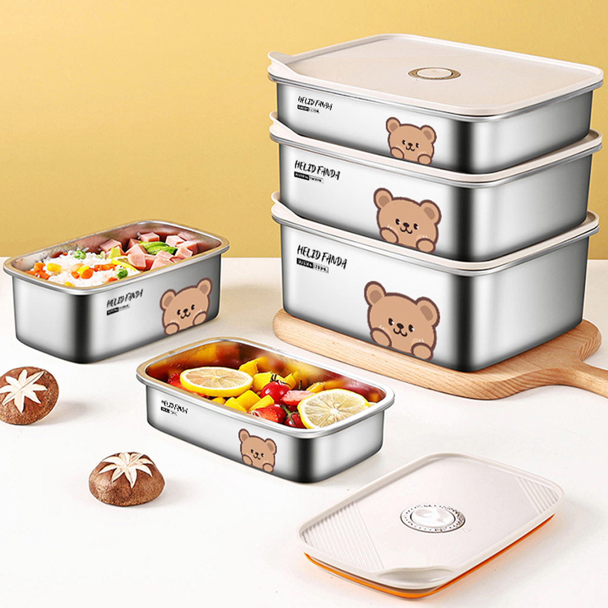 304 Stainless Steel Food Stora - Xxl Food Storage Container avis et prix