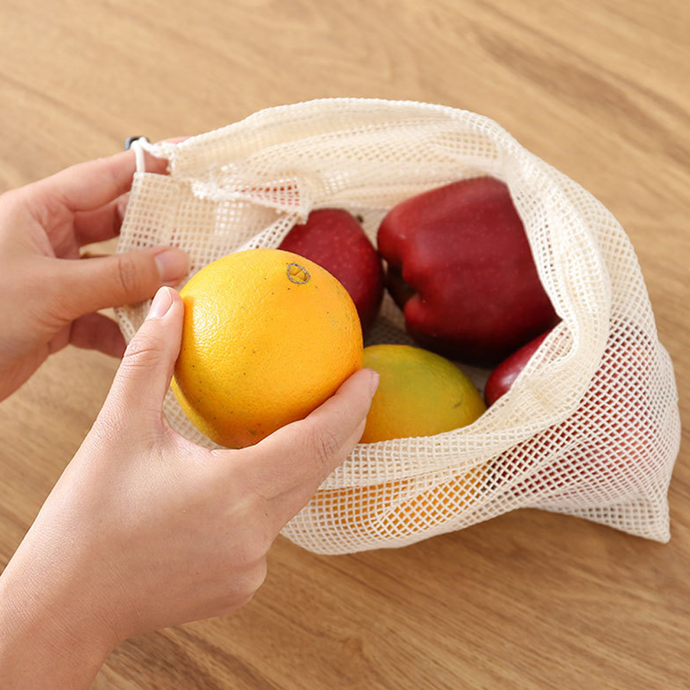Reusable Cotton Mesh Produce B - Produce Bag Reusable Mesh avis et prix