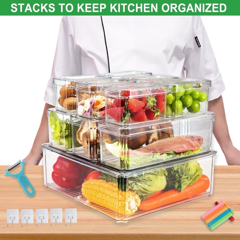 Practical Transparent Fridge O - Food Storage Practices avis et prix