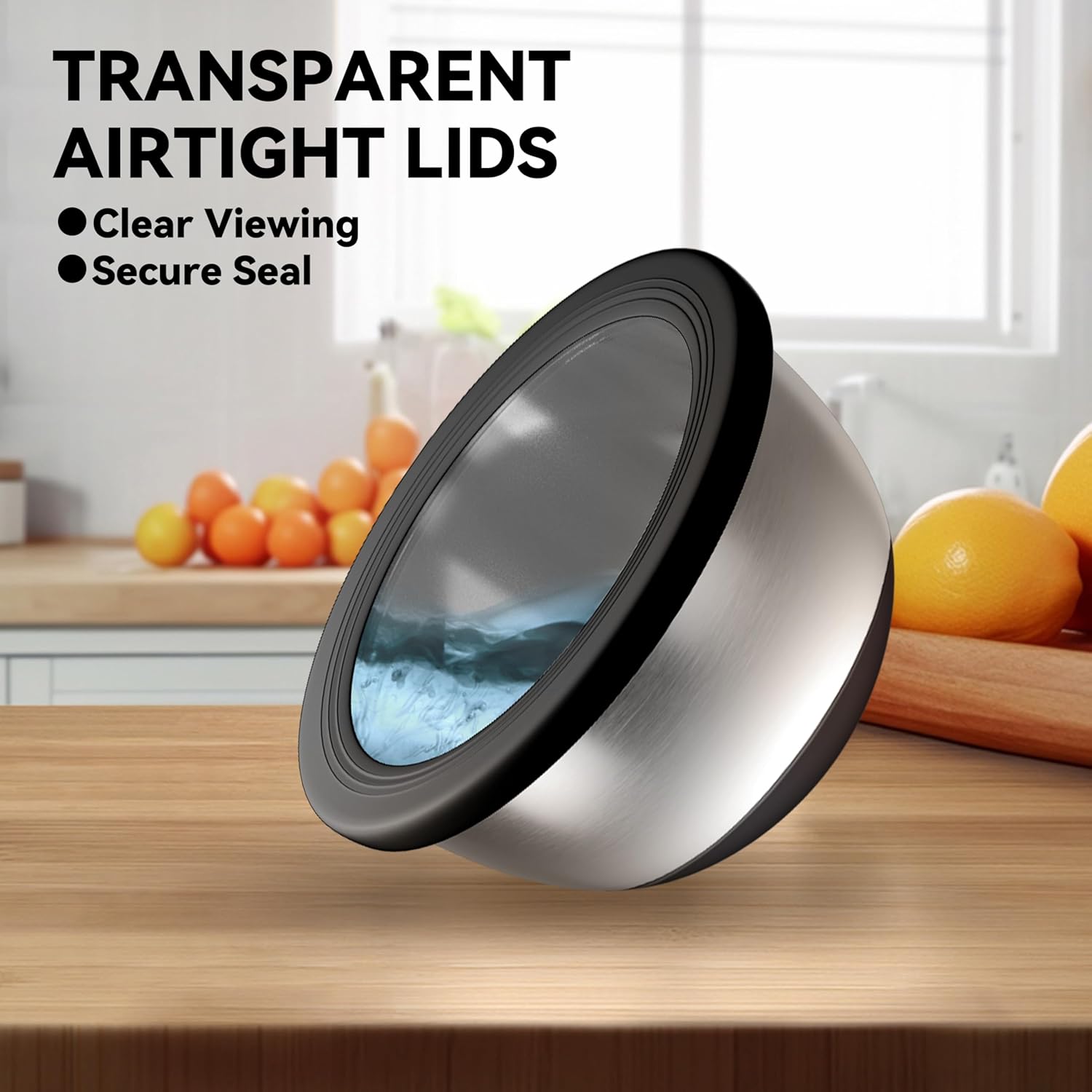 Stainless Steel Mixing Bowls w - Food Storage Bowls avis et prix