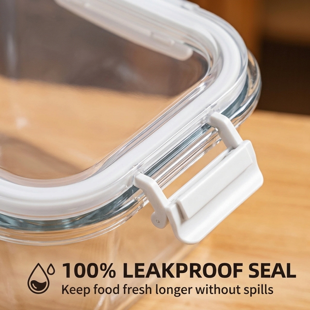 Large Capacity Borosilicate Gl - Food Storage Box Large avis et prix