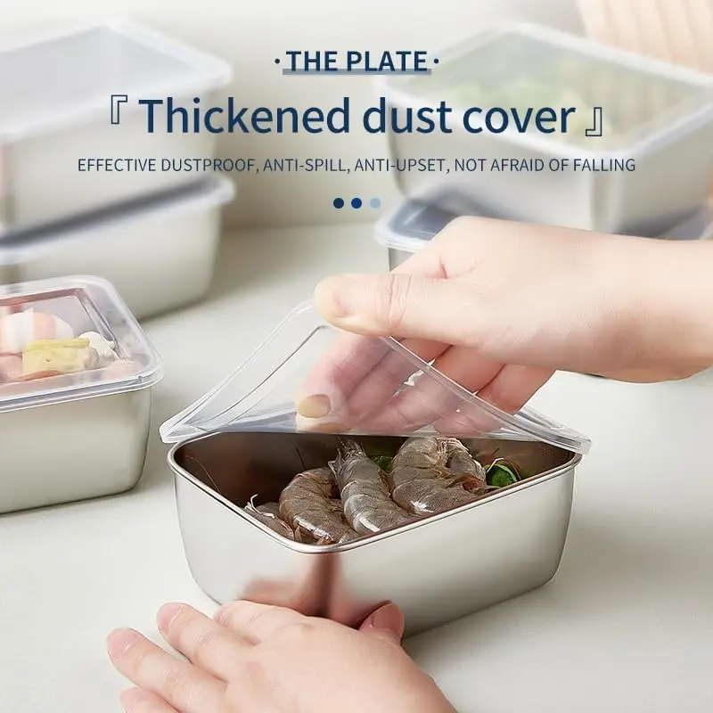 Stainless Steel Food Storage C - Food Storage Metal Box avis et prix