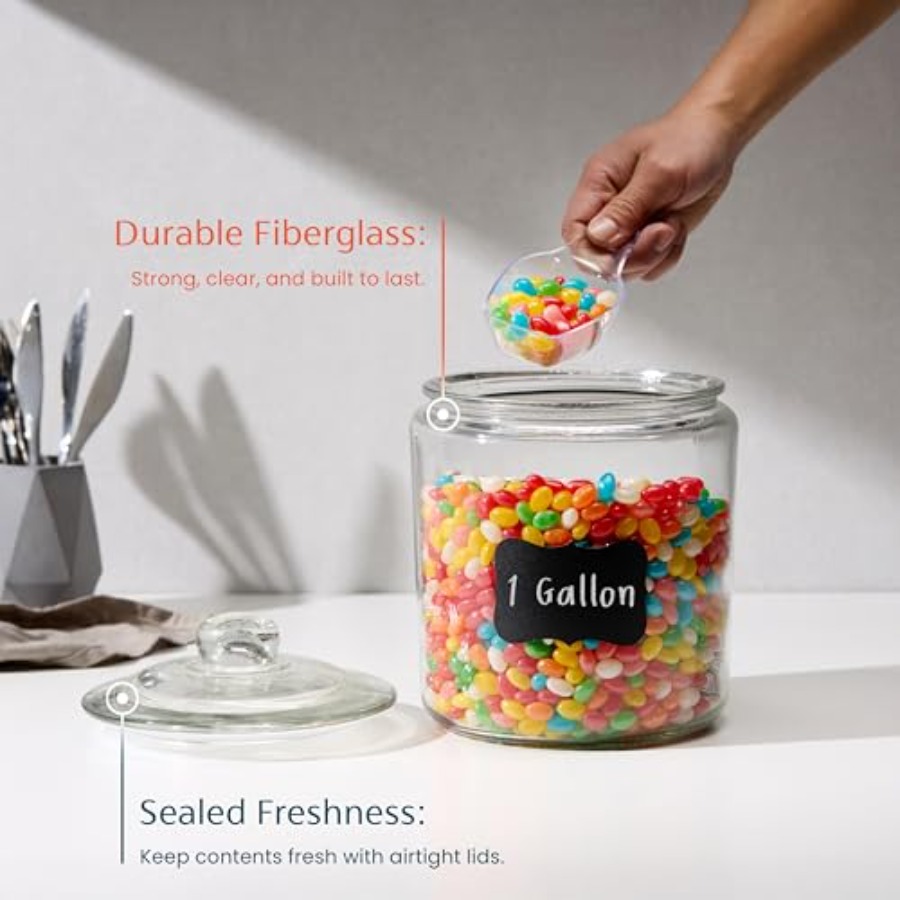 Glass Kitchen Jars Food and Co - Food Storage Safe avis et prix