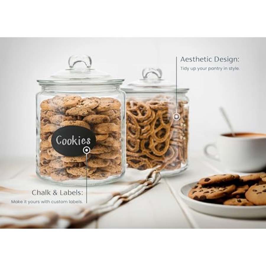 Glass Kitchen Jars Food and Co - Food Storage Safe avis et prix