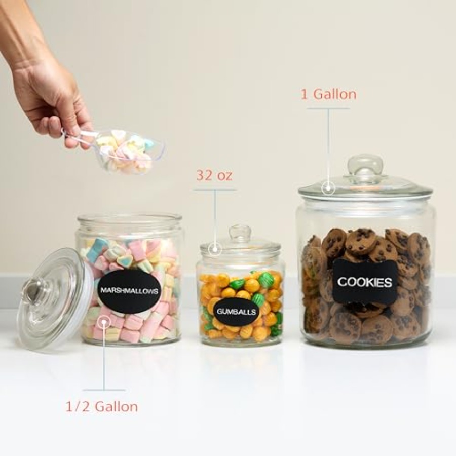 Glass Kitchen Jars Food and Co - Food Storage Safe avis et prix