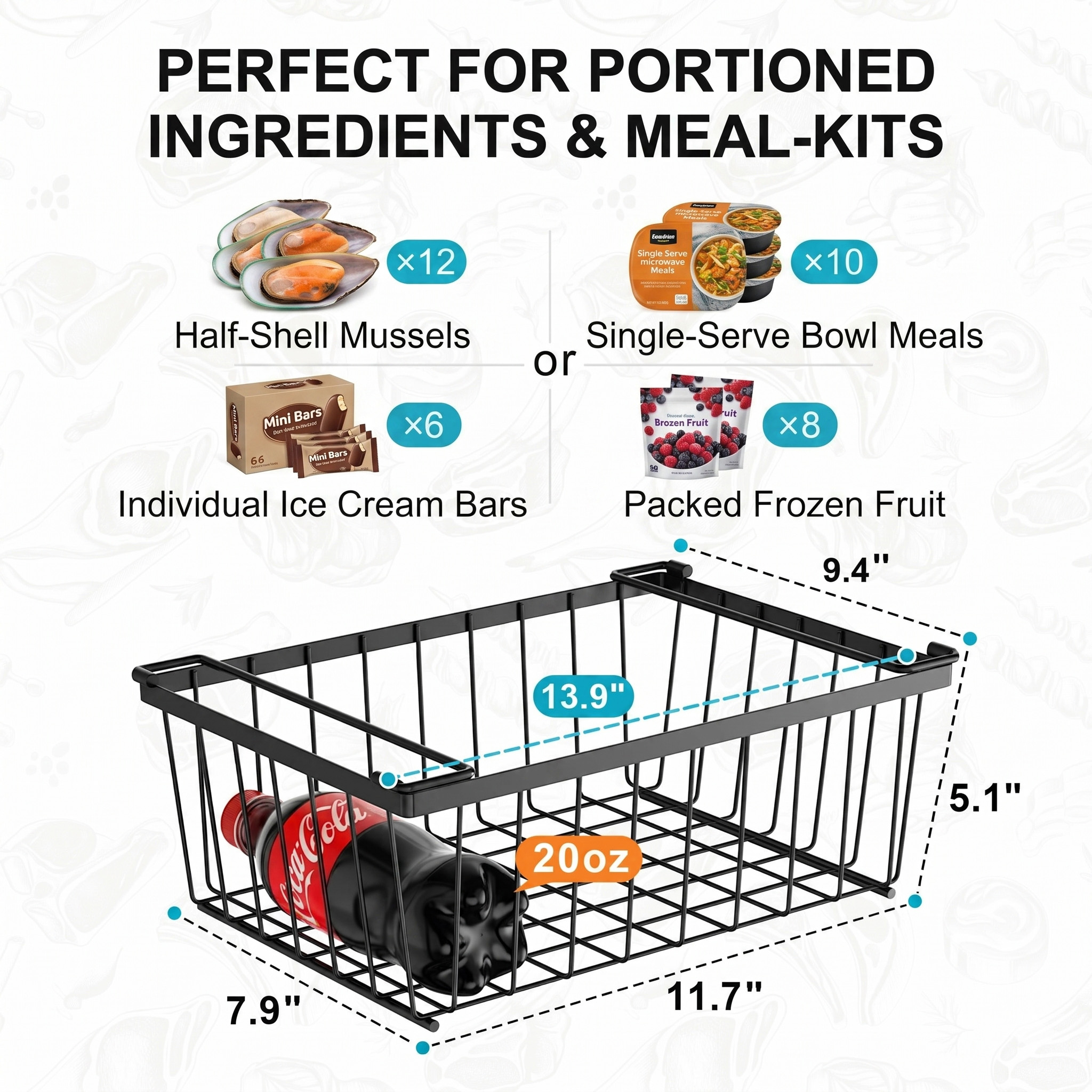 4 Pack Stackable Deep Freezer  - Food Storage Handling avis et prix