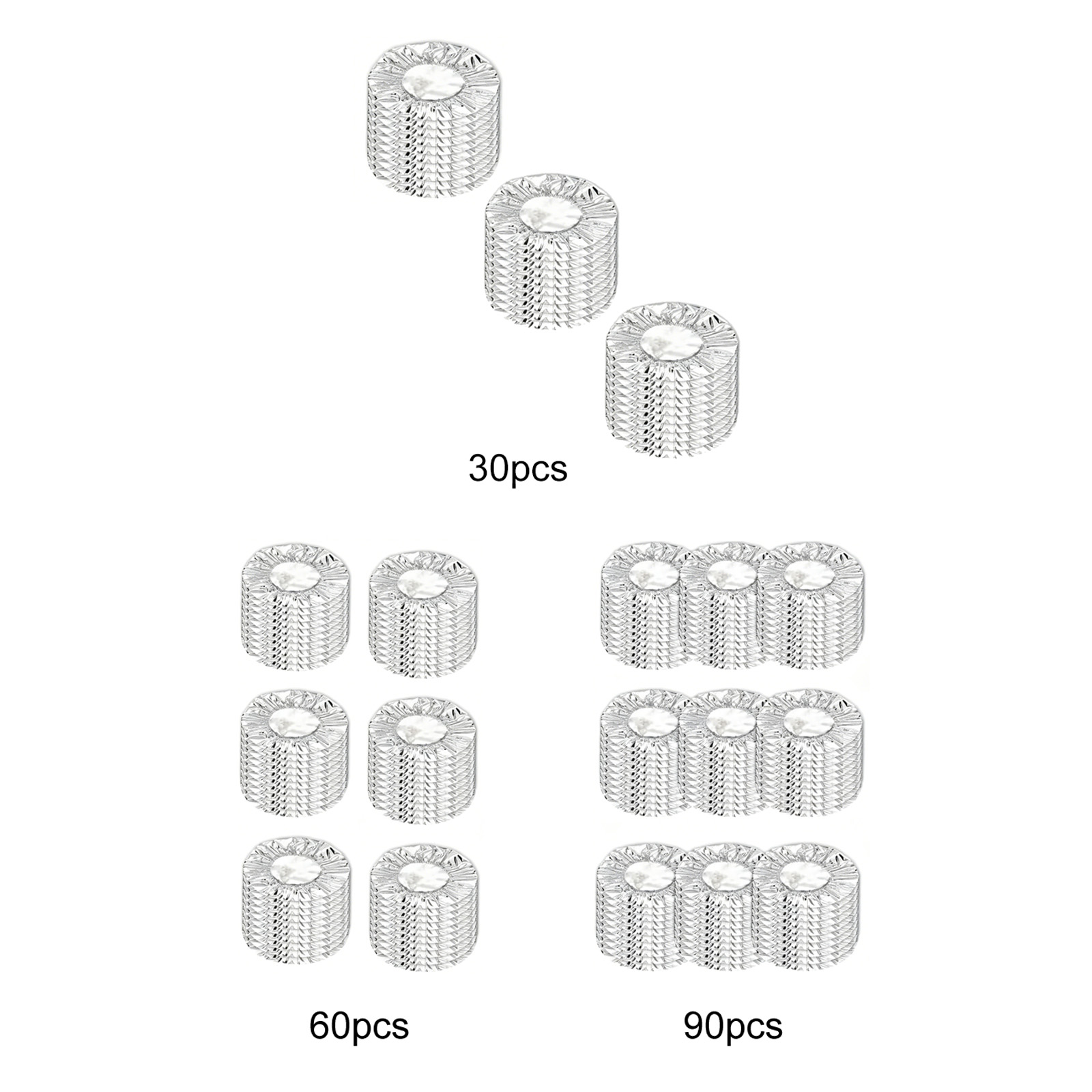 30/60/90PCS Aluminum Foil Insu - Food Storage To Keep Warm avis et prix