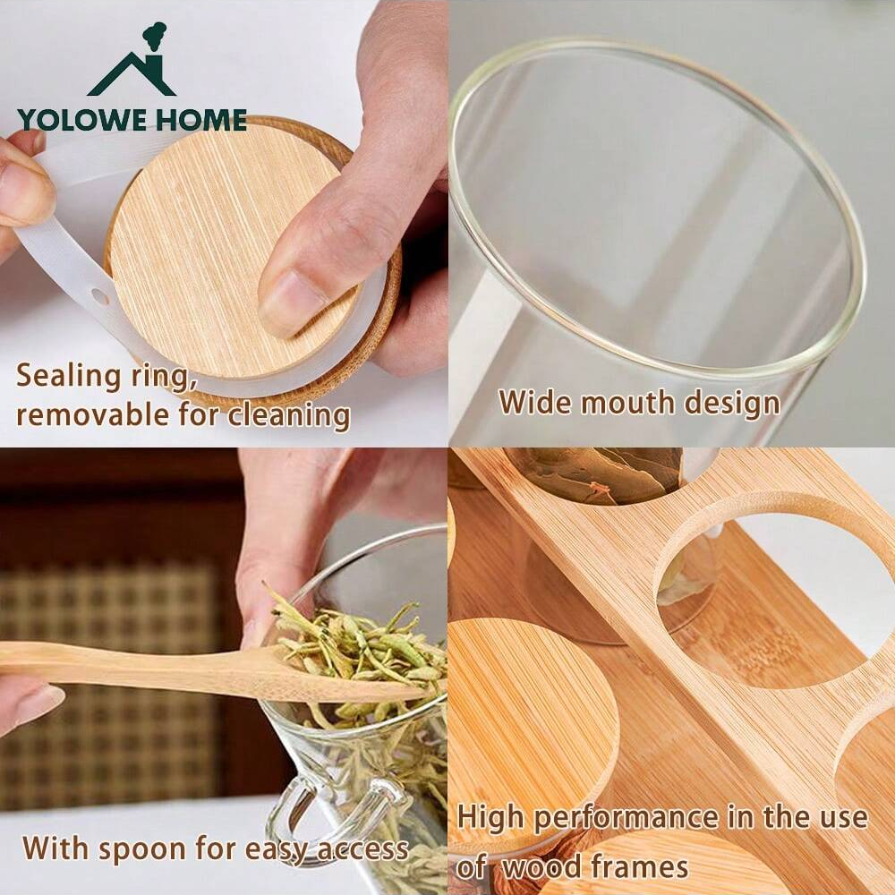 8-Piece Glass Storage Containe - Food Storage Labels avis et prix