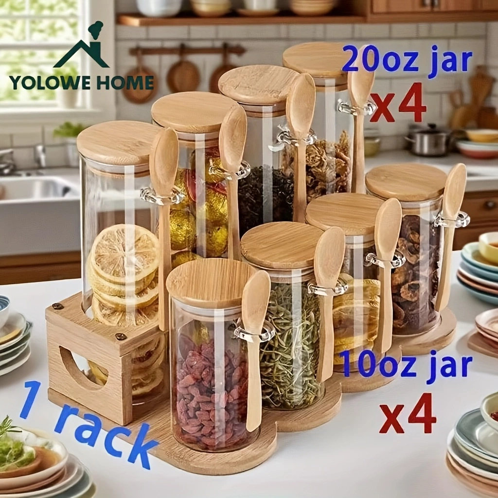 8-Piece Glass Storage Containe - Food Storage Labels avis et prix