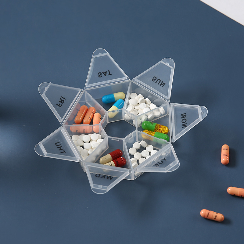 Portable Pill Box 7 Day 7 Comp - Food Storage Vault avis et prix