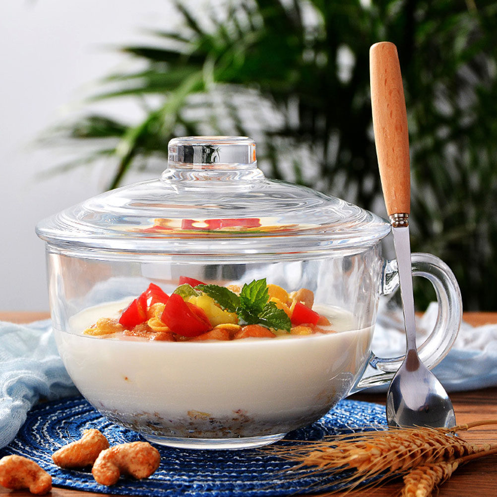 Crystal Clear Glass Salad Bowl - Food Storage Handling avis et prix