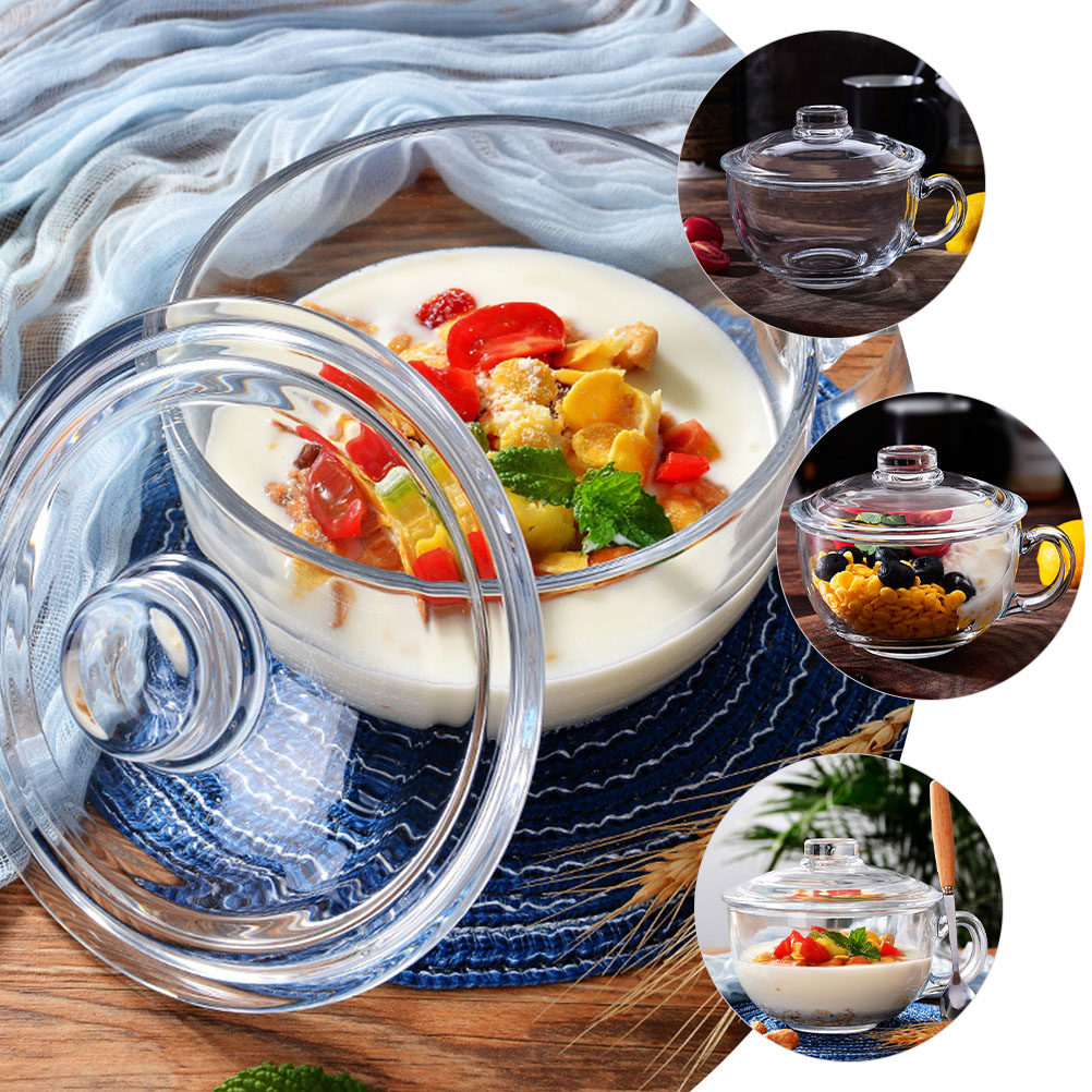 Crystal Clear Glass Salad Bowl - Food Storage Handling avis et prix