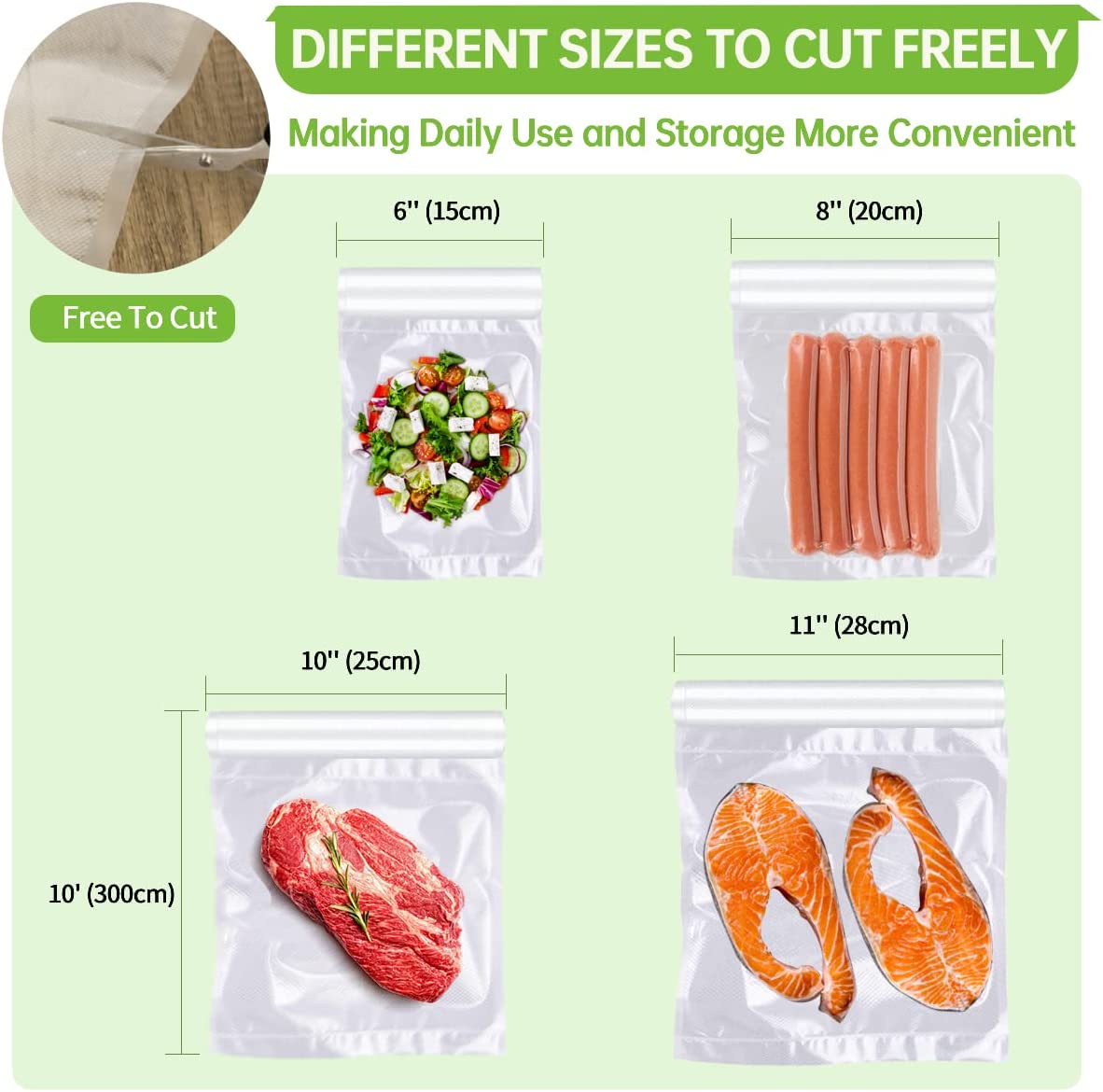 500cm/Rolls Food Vacuum Bags f - Food Storage Vacuum Sealer Machine avis et prix