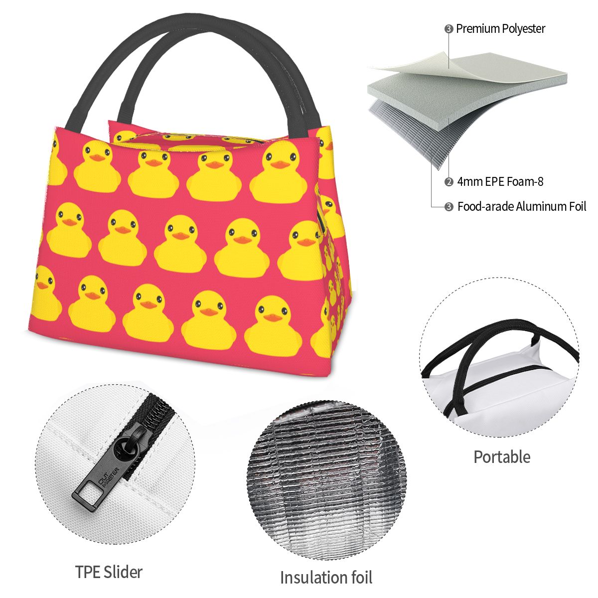 Yellow Classic Rubber Duck Ins - Food Storage Yellow avis et prix