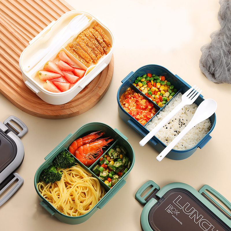Single Double-layer Lunch Box  - Food Storage Vault avis et prix
