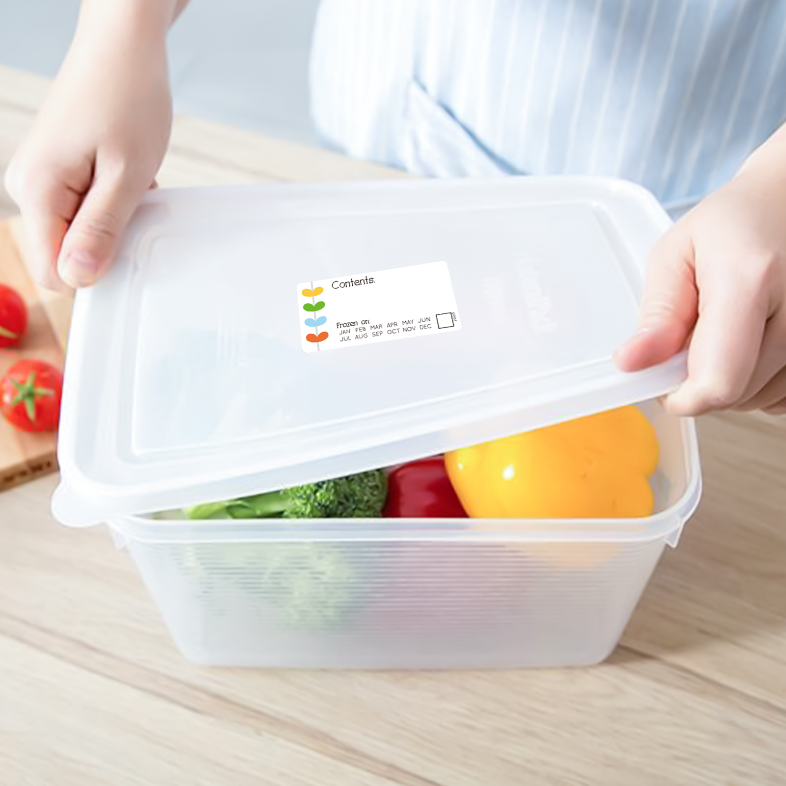 10Pcs, Four-Color Removable Fo - Food Storage Labels avis et prix