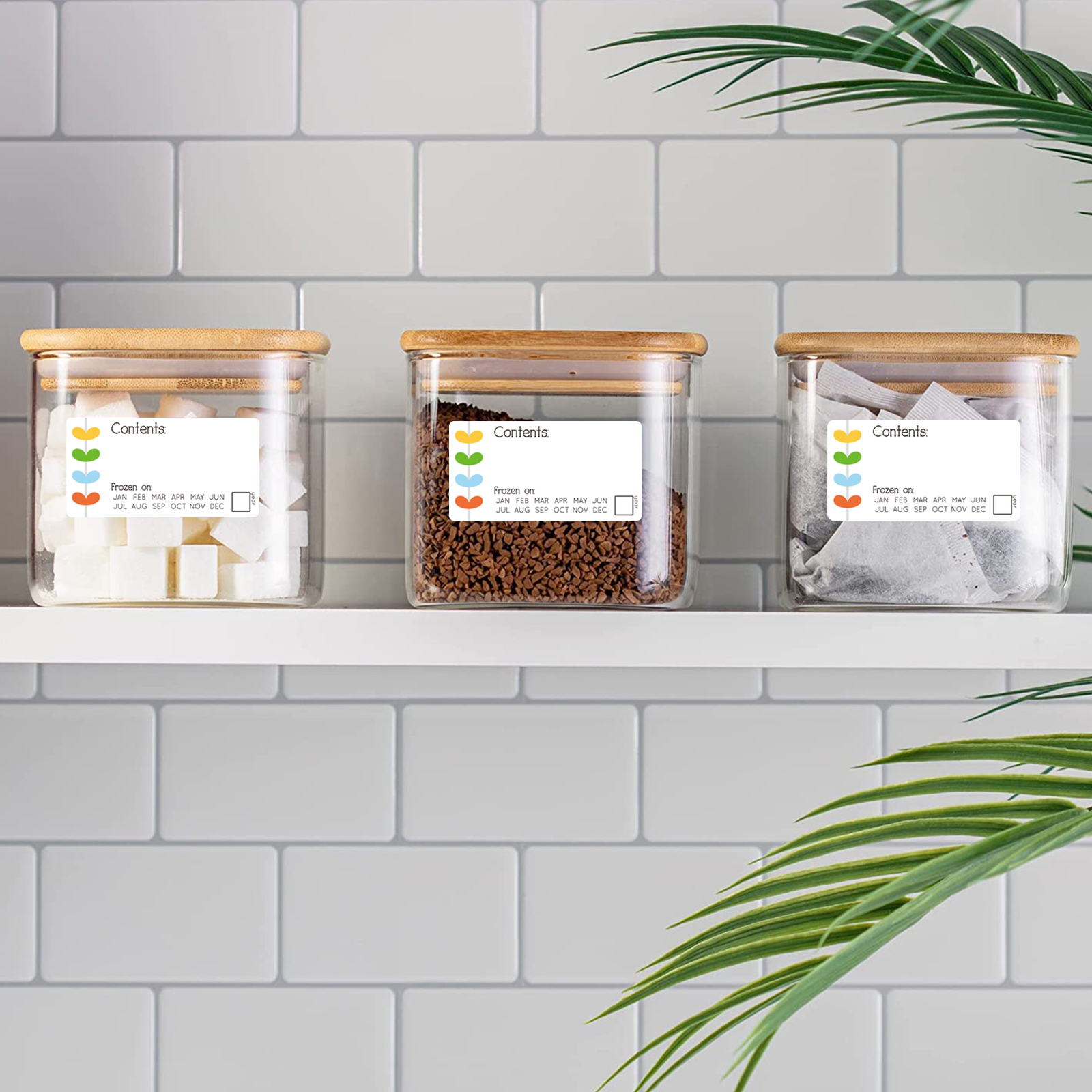 10Pcs, Four-Color Removable Fo - Food Storage Labels avis et prix