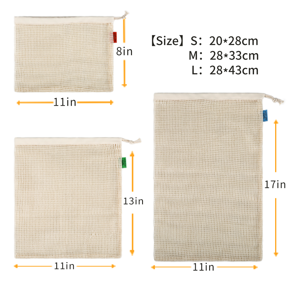 Organic Cotton Reusable Produc - Produce Bag Reusable Mesh avis et prix