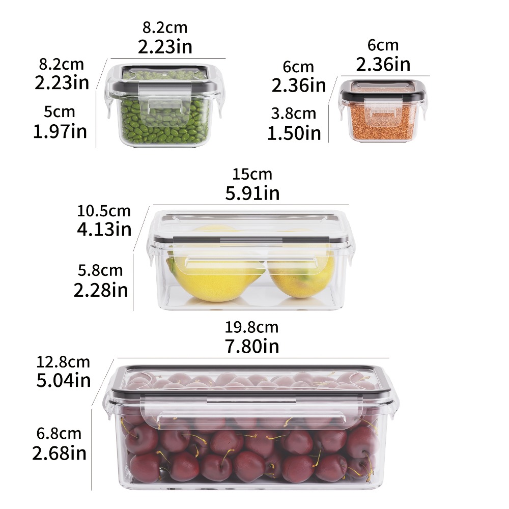 Set BPA-Free Airtight Food Con - Food Storage With Colander avis et prix