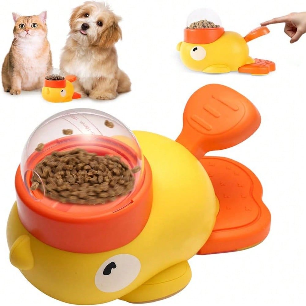 2-In-1 Dog Interactive Slow Fe - Food Storage Yellow avis et prix