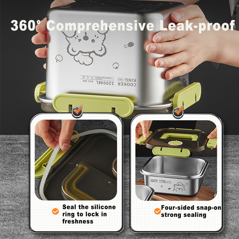 COOKER KING 420ml-6200ml Large - Food Storage Box Large avis et prix