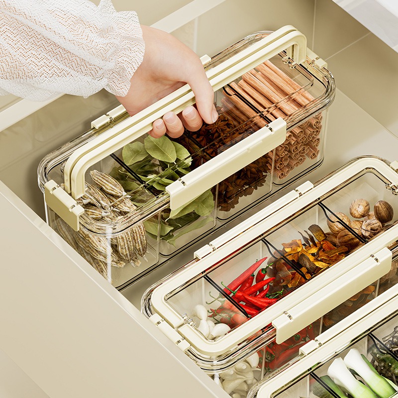 Portable Spice Storage Box Hou - Food Storage Box Large avis et prix