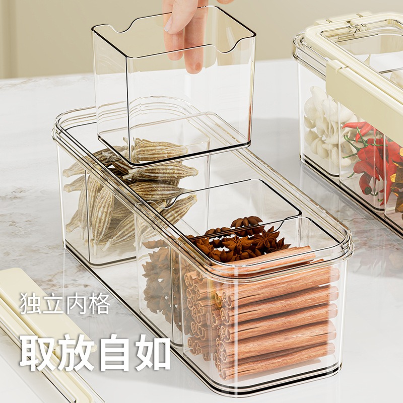 Portable Spice Storage Box Hou - Food Storage Box Large avis et prix