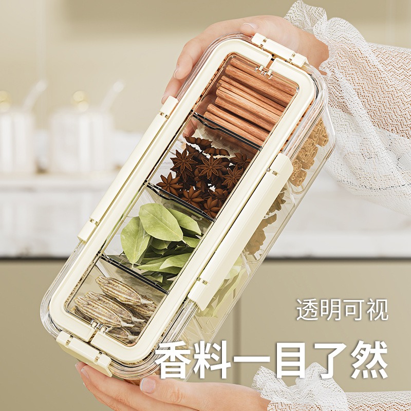 Portable Spice Storage Box Hou - Food Storage Box Large avis et prix