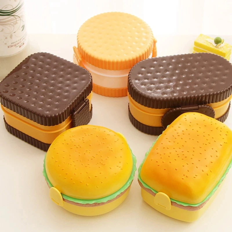 Hamburger Lunch Box Double Tie - Food Storage Vault avis et prix