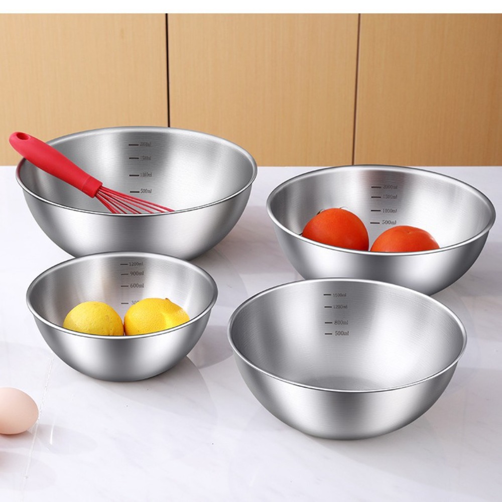 3pcs Stainless Steel Bowl Set  - Food Storage Bowls avis et prix