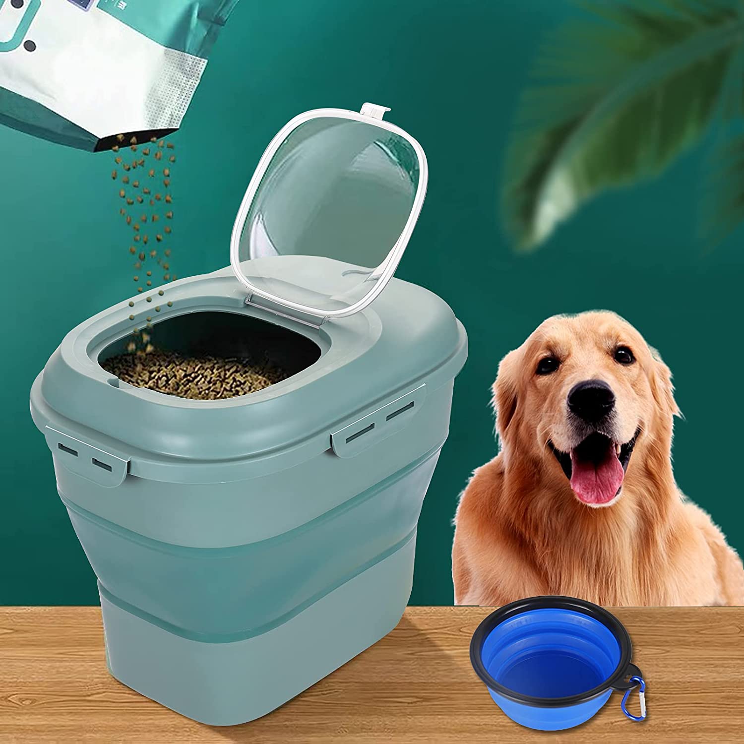 Foldable Pet Food Storage Cont - Xxl Food Storage Container avis et prix