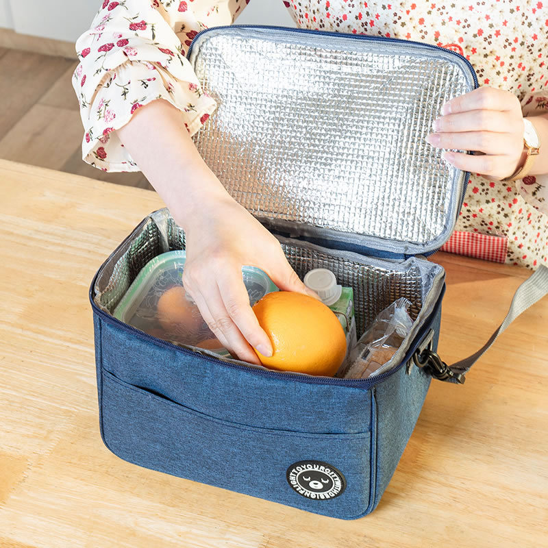 Square Insulated Lunch Bag Alu - Food Storage To Keep Warm avis et prix