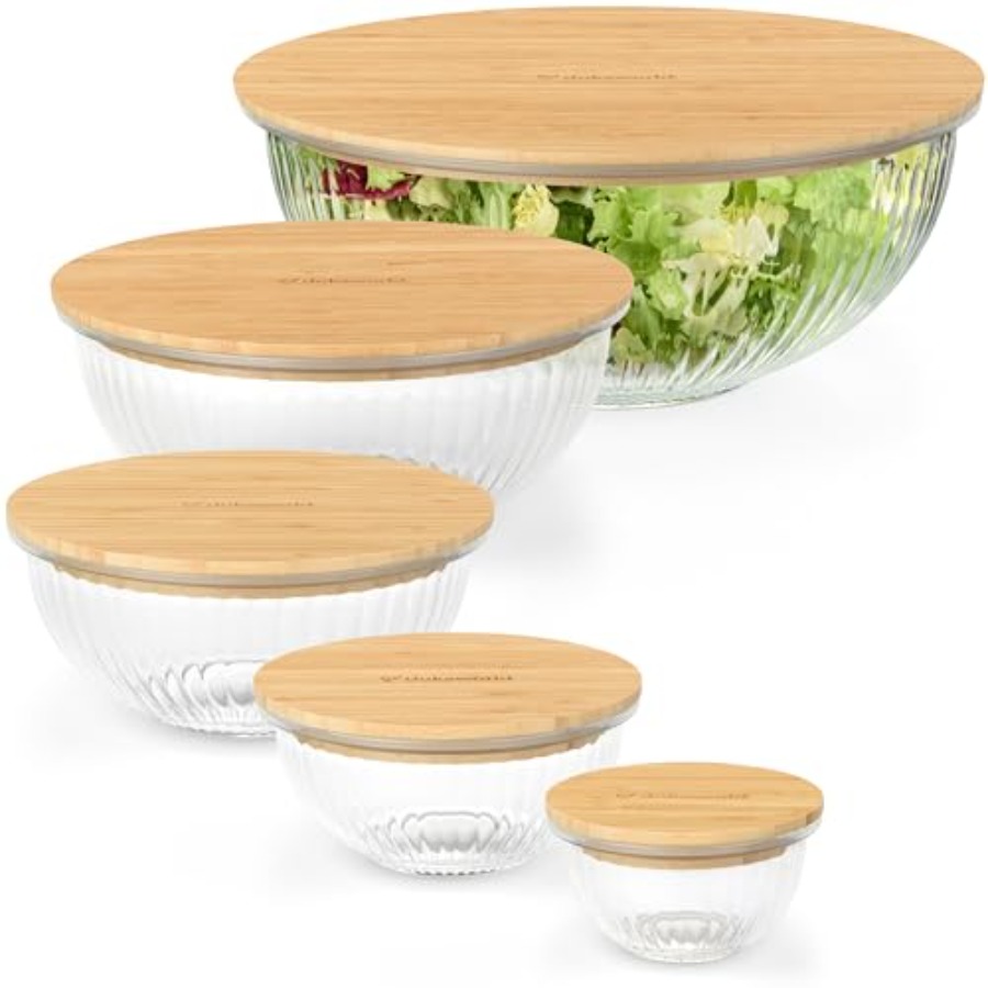 Stackable Space-Saving Set of  - Food Storage Bowls avis et prix