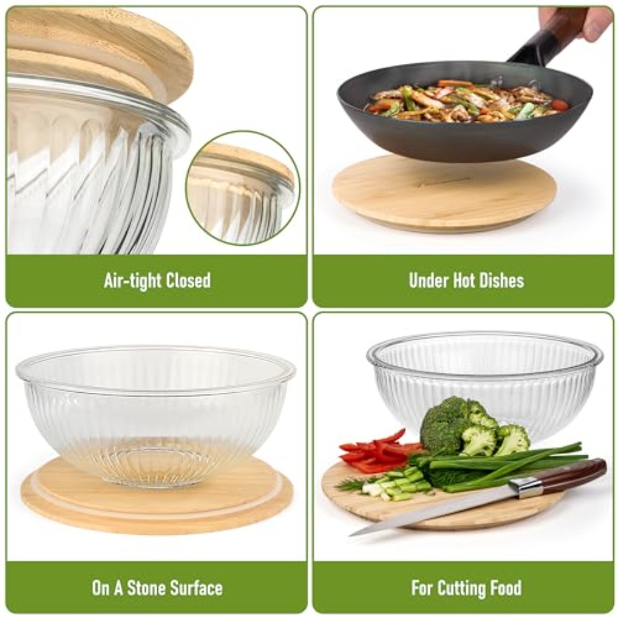 Stackable Space-Saving Set of  - Food Storage Bowls avis et prix