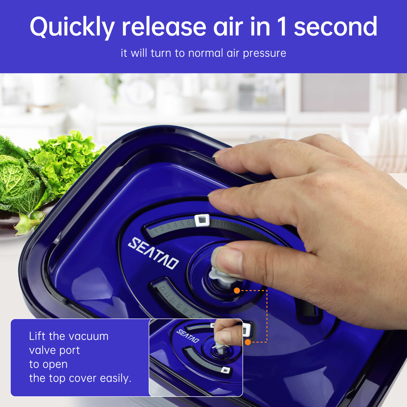 SEATAO Glass Food Storage Cont - Food Storage With Colander avis et prix
