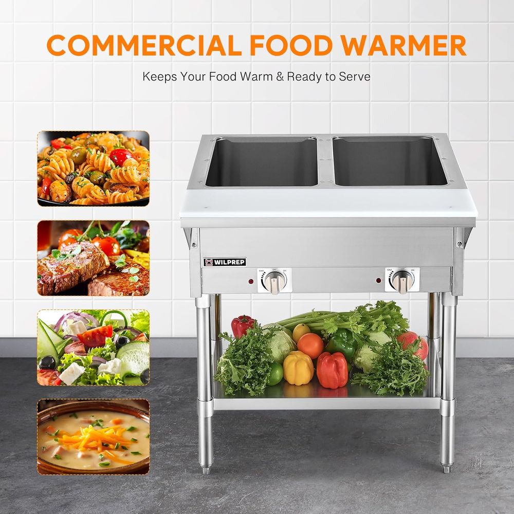1000W Electric Steam Table wit - Food Storage In Restaurant avis et prix