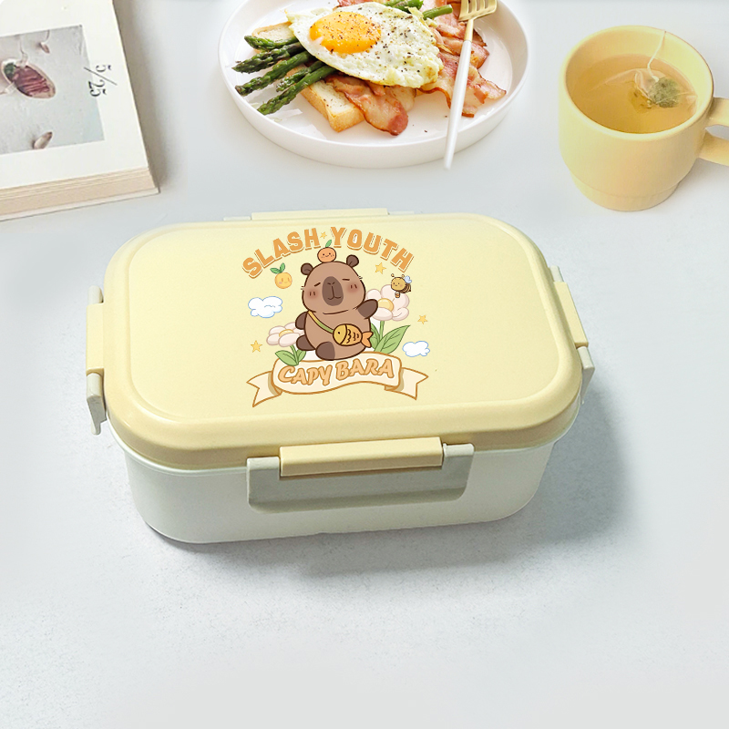 Capybara Bento Lunch Box Carto - Food Storage Usa avis et prix