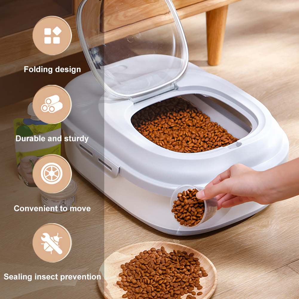 Collapsible Dry Cat Food Box 2 - Food Storage Box Large avis et prix