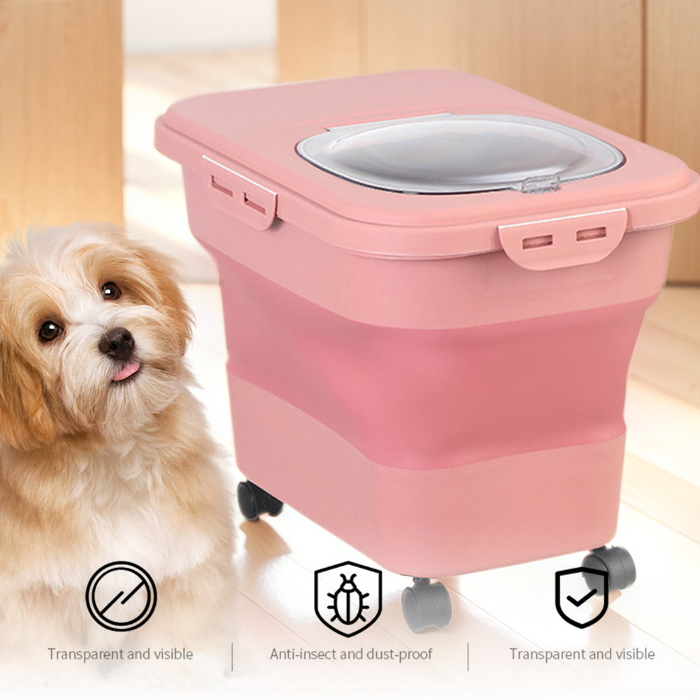 Collapsible Dry Cat Food Box 2 - Food Storage Box Large avis et prix